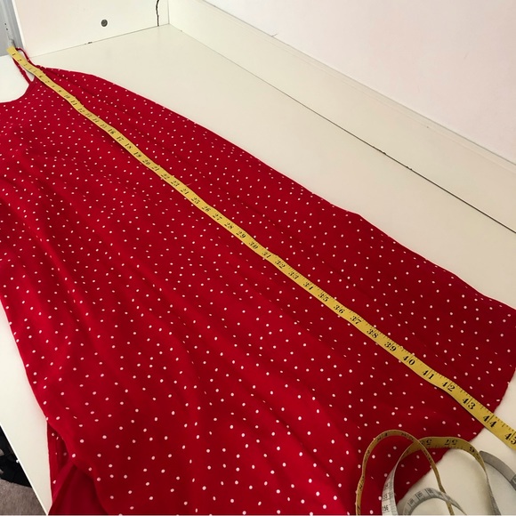 GAP red polka dot midi dress sz XS - Picture 10 of 10